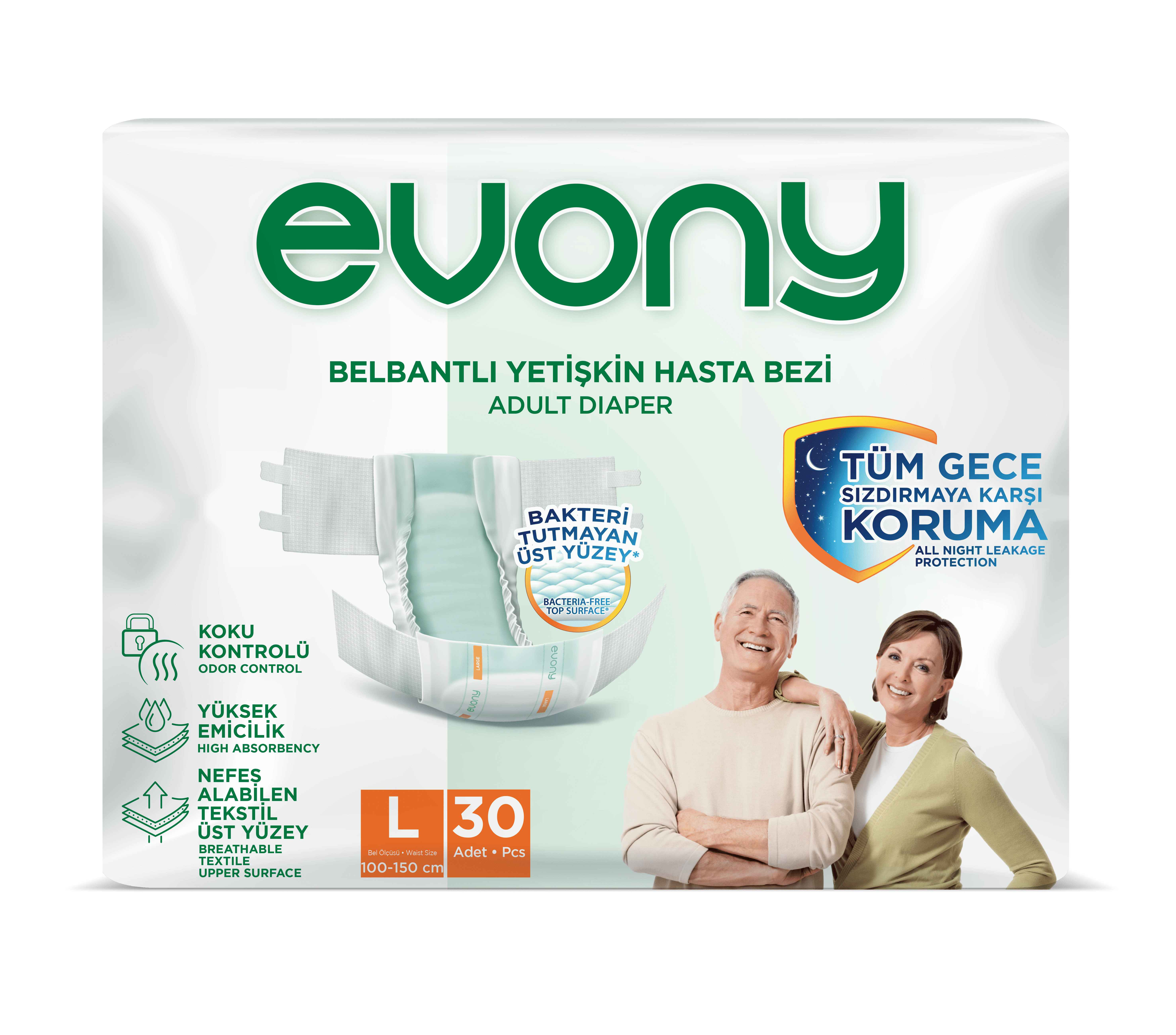 Підгузки для дорослих Evony L 30шт